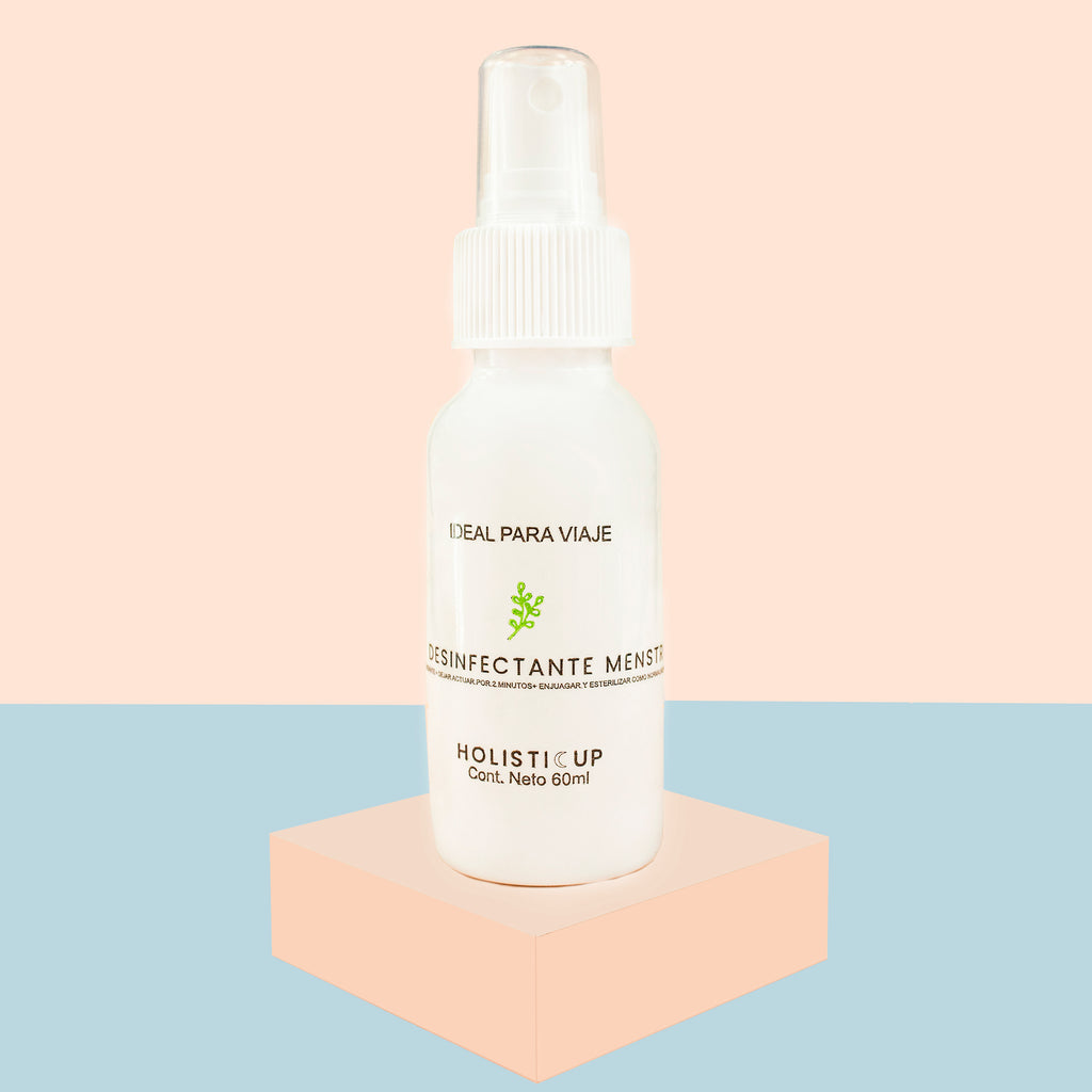 Cuando viajas ¿Cómo lavas tu copa menstrual? nuestro Spray es ideal 